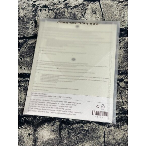 Stampin Up FOUR FEATHERS Stamp Set & FEATHERS Die Set - Picture 13 of 15